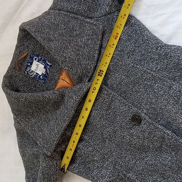 Twik by Simmons Wool Blend Peacoat - Picture 5 of 9
